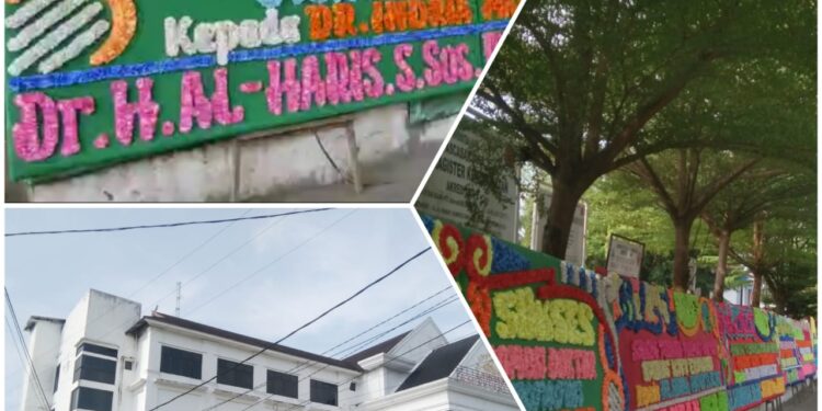 Dibanjiri Karangan Bunga saat Sidang Promosi Doktor, Warek II UM Jambi Yesi Sosok yang Ramah di Mata Sahabatnya