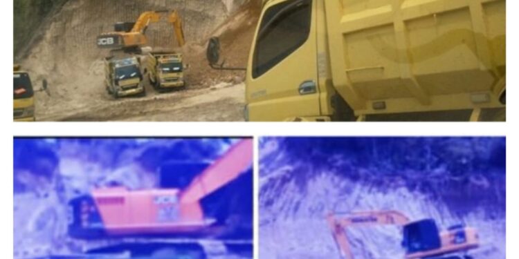 DIDUGA KUAT TIMBUNAN TANAH PROYEK BANDARA DP KERINCI GALIAN C ILEGAL