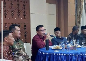Penuh Keakraban, Wako Ahmadi – Wawako Antos Gelar Dialog Dengan Tomas Kumun Debai