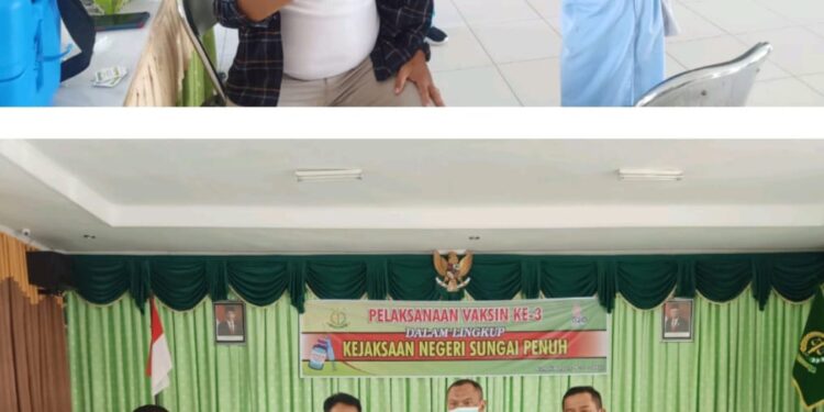 Sumarsono Kasi Intel Kejaksaan Negeri Sungai Penuh : Kita Telah Mengadakan Vaksin ke-3