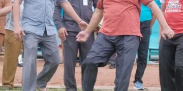 Bupati Anwar Sadat Buka Tunamen Sepak Bola OPD CUP