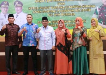 Bupati UAS dan Wabup Hairan Sambut Kunjungan Kerja Dandenpom II/2 Jambi