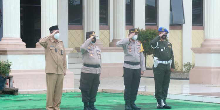 Sekda Hadiri Apel Gelar Pasukan Ops Keselamatan 2022