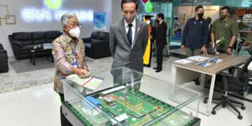 Presiden Joko Widodo Kunjungi Migas Corner