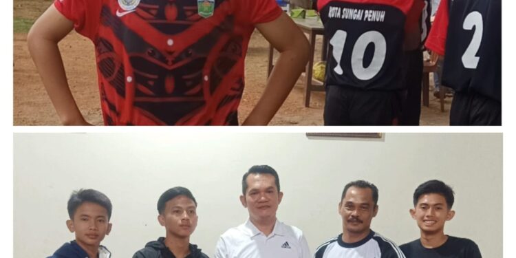 Wawako Alvia Santoni Lepas 3 pemain Wakili Sungai Penuh Soratin U-13 Putaran Nusantara ke DKI Jakarta