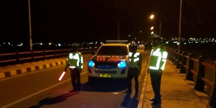 Cegah Aksi Balap Liar, Polres Kerinci Lakukan Patroli Malam