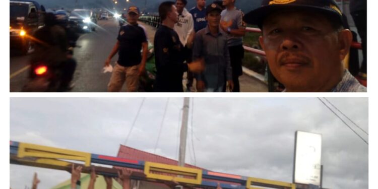 Dishub Kota Sungai Penuh Kembali Pasang Portal Jembatan Kerinduan