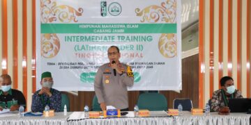 Kapolda Jambi Jadi Pemateri LK II Tingkat Nasional yang Diadakan HMI Cabang Jambi