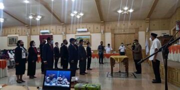 Hadiri pelantikan BPD BAMAG LKKI Sarolangun, Wabup berharap agar menjaga keharmonisan dan persatuan