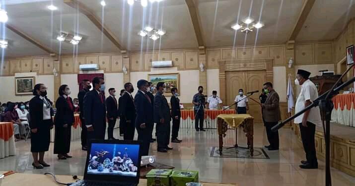 Hadiri pelantikan BPD BAMAG LKKI Sarolangun, Wabup berharap agar menjaga keharmonisan dan persatuan