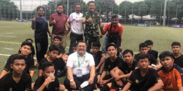 Sekretaris Menpora RI,Joni Mardizal Saksikan laga Jambi vs Maluku di DKI
