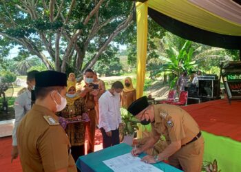 Bupati Sarolangun Hadiri Sertijab Camat Bathin VIII Sekaligus Do’a bersama menyambut bulan Suci Ramadhan