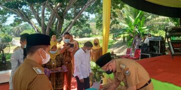 Bupati Sarolangun Hadiri Sertijab Camat Bathin VIII Sekaligus Do’a bersama menyambut bulan Suci Ramadhan