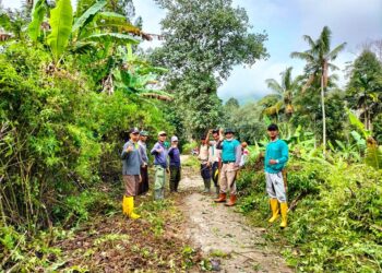 Maswan Ikuti Gotong Royong Warga Desa Koto Dua