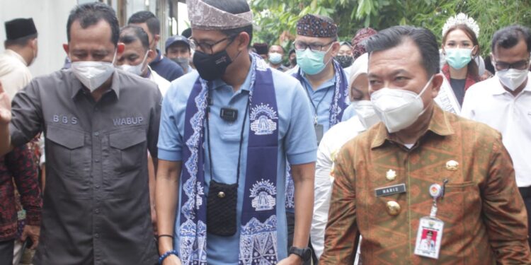 Dampingi Sandiaga Uno ke Kawasan Candi Muaro Jambi, Al Haris Akan Tingkatkan Kualitas Kawasan Candi