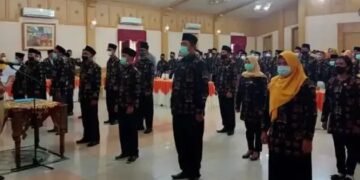 Bupati Cek Endra Melantik Pengurus PABPDSI Periode 2022-2028