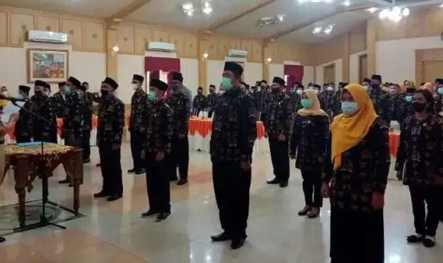 Bupati Cek Endra Melantik Pengurus PABPDSI Periode 2022-2028