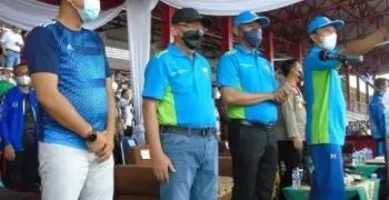 Bupati Cek Endra Hadiri Pembukaan Gubernur Cup 2022