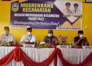 Sekdakab Endang Buka Musrenbang Kecamatan Bathin VIII