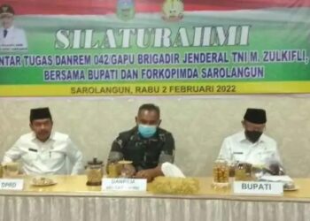 Bupati Cek Endra Sambut Kunjungan Kerja Danrem 042/Gapu