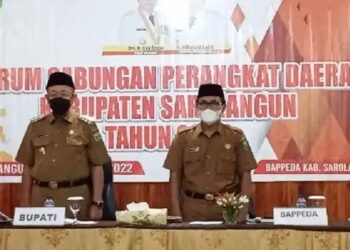 Bupati Sarolangun Buka Forum Gabungan OPD Tahun 2022