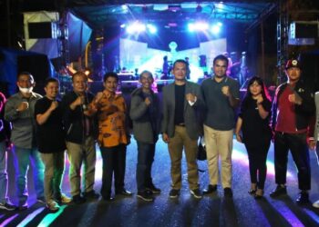 Anggota DPRD Kota Sungai Penuh Tole S Hadiwarso Ikuti Penutupan HIPMI Fest