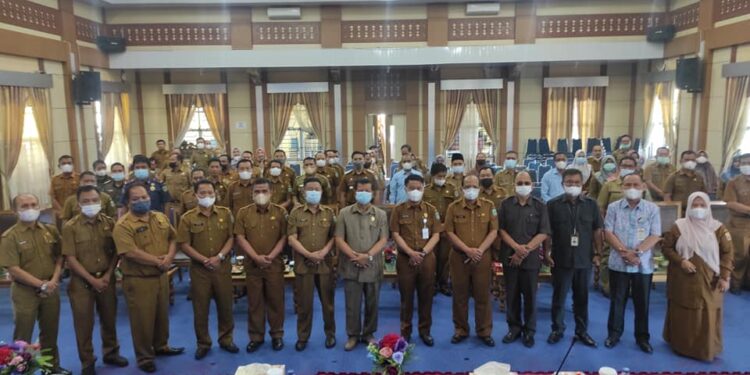 Para Pimpinan DPRD Kota Sungai Ikuti Forum Lintas Perangkat Daerah