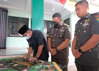 Resmikan Renovasi Gedung Makodim, Bupati UAS: Ini untuk Meningkatkan Kinerja