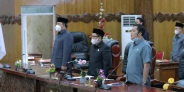 Wabup Hairan Hadiri Rapat Paripurna Ketiga DPRD Tanjab Barat