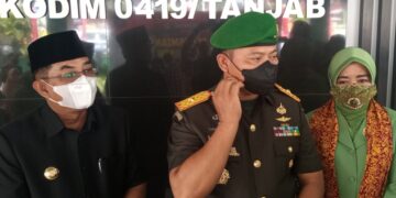 Danrem 042/Gapu Apresiasi Pemkab Tanjabbar Hibahkan Gedung Makodim 0419/Tanjab