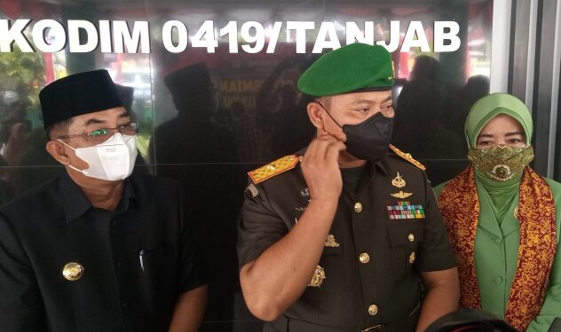 Danrem 042/Gapu Apresiasi Pemkab Tanjabbar Hibahkan Gedung Makodim 0419/Tanjab