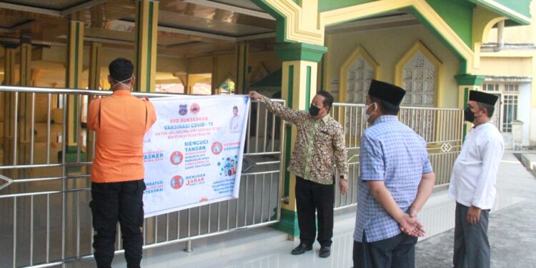 Sambut Bulan Suci Ramadhan, Bupati UAS Tinjau Persiapan Masjid Pastikan Ibadah Mematuhi Prokes