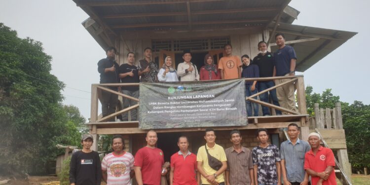 Universitas Muhammadiyah Jambi Bersama Yayasan Cappa Lakukan Kunjungan ke Dusun Sialang Batuah, Desa Guruh Baru