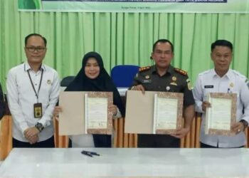 Kejari& Pemkot Sungai Penuh Tandatangani Kesepakatan Bersama