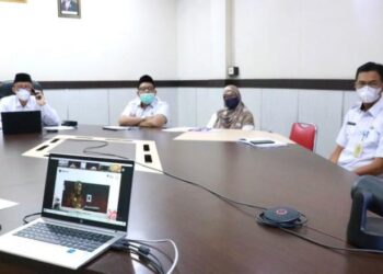 Sekda Tanjab Barat Ikuti Roving Seminar Kekayaan Intelektual Secara Virtual