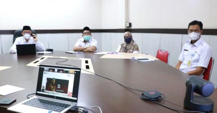 Sekda Tanjab Barat Ikuti Roving Seminar Kekayaan Intelektual Secara Virtual