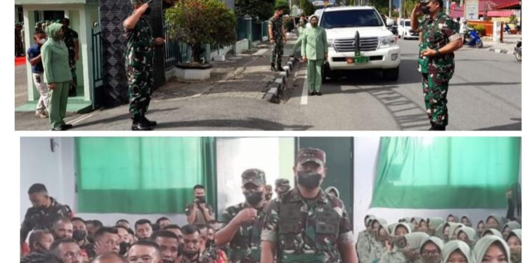 Dandim 0417/Kerinci Terima Kunjungan Kerja Danrem 042/Gapu Di Kodim 0417/Kerinci