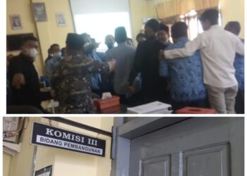 Hearing Dinas PUPR dan Komisi III DPRD Kerinci Ricuh