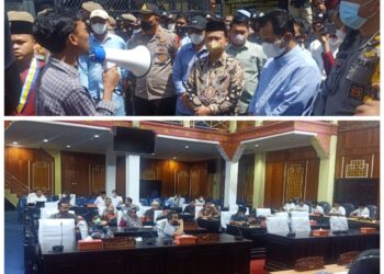 Usai 6 Fraksi Minta Pencopotan Maya Nofebri Dari Kadis PUPR, Kini Giliran Mahasiswa Minta Bupati Adirozal Mundur