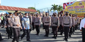 Polres Kerinci Laksanakan Apel Gelar Pasukan Operasi Ketupat Siginjai 2022