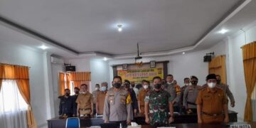 Dandim 0417/Kerinci Hadir Rapat Koordinasi Lintas Sektoral Secara Zoom Metting