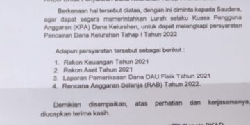 Polemik Curi Start Dana Kelurahan Tungkal Empat Kota, Eksekutif dan Legislatif Bungkam