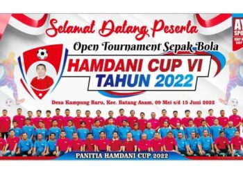 64 Tim Akan Memperebutkan Hadiah Hamdani Cup Tahun 2022