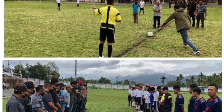 Sekretaris Camat Tanah Kampung Resmi Buka Turnamen Piala PSTK Cup 2022