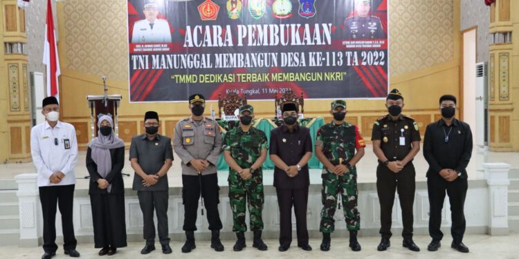 Ketua DPRD Tanjab Barat Apresiasi Kegiatan TMMD Kodim 0419/Tanjab