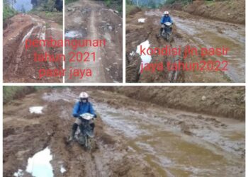 Diduga Asal Jadi, Proyek Swakelola yang Dikerjakan Dinas PUPR Kerinci Kondisinya Sangat Memprihatinkan
