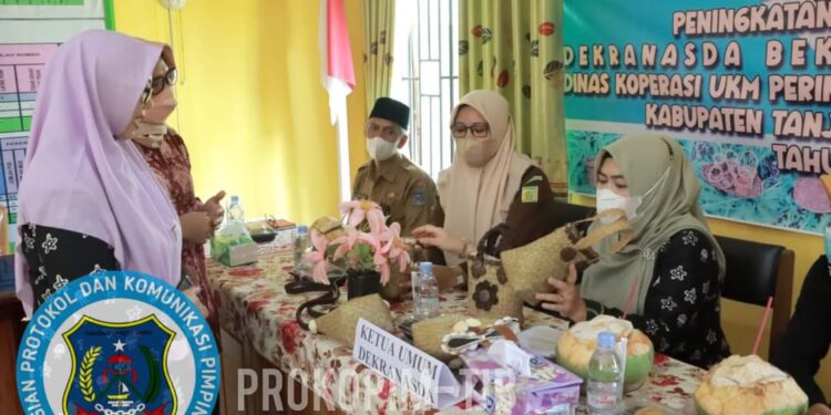 Fadhillah Sadat Buka Pelatihan Mengayam Purun di Desa Kuala Indah