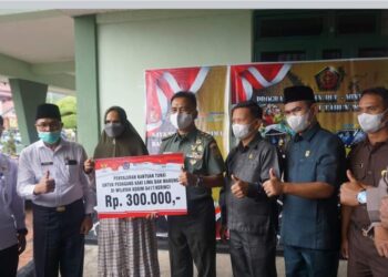 Masyarakat Merasa Senang Setelah Dapat BTPKLWN Yang Di Gelar di Kodim 0417/Kerinci