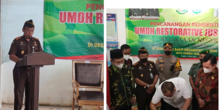 Kejaksaan Negeri Sungai Penuh Resmikan Rumah RJ