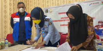 Lapas Perempuan dan Kelompok Batik Serumpun Berlian Teken Perjanjian Kerjasama